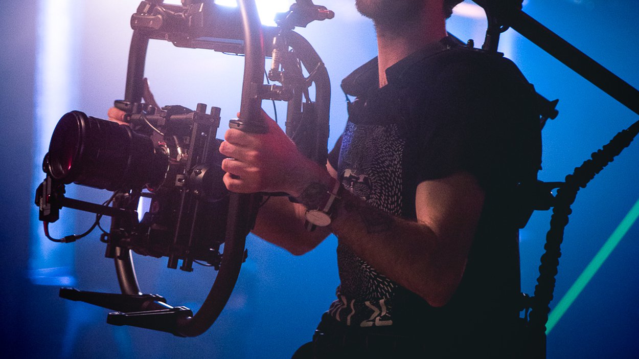 Devin Karrintgen with his MOVI rig.