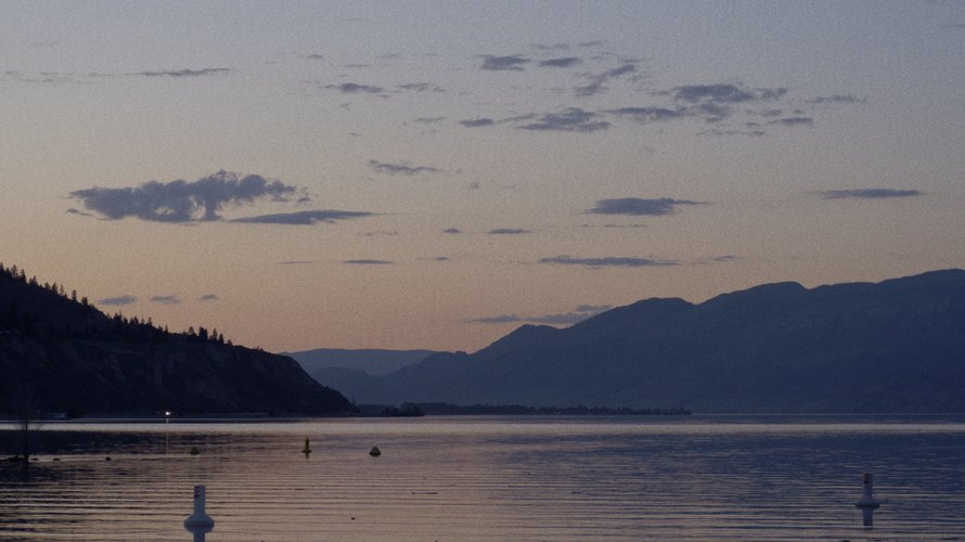 On location in Pentiction, British Columbia