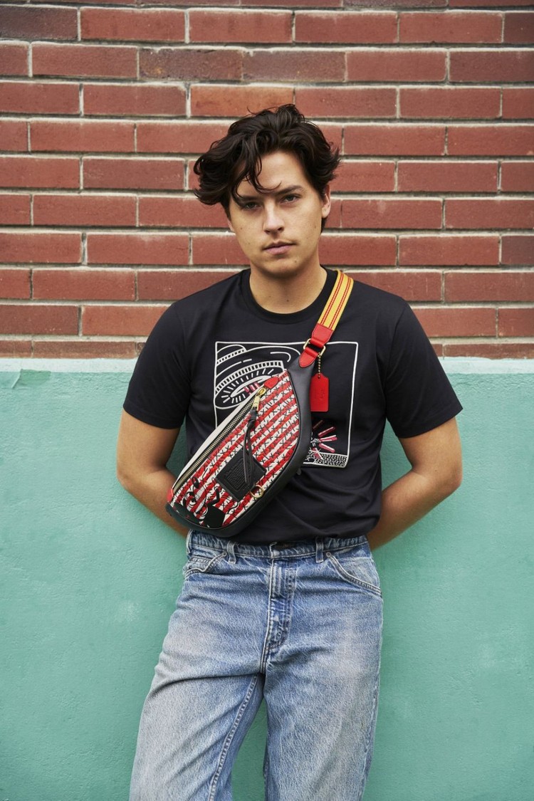 Cole Sprouse for Coach x Disney Mickey Mouse x Keith Harring 3