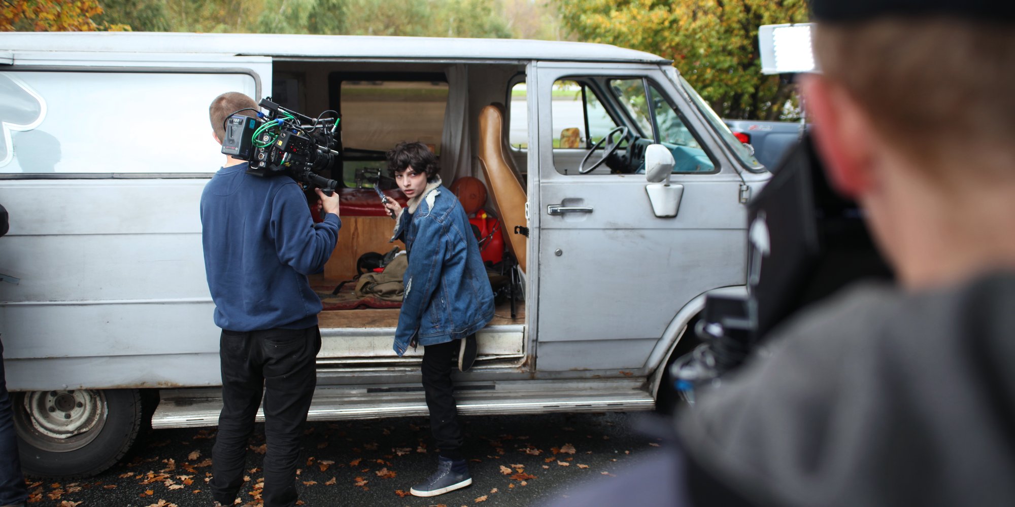The van we used for this video didn't always start. And no, we didn't actually let the kids drive.