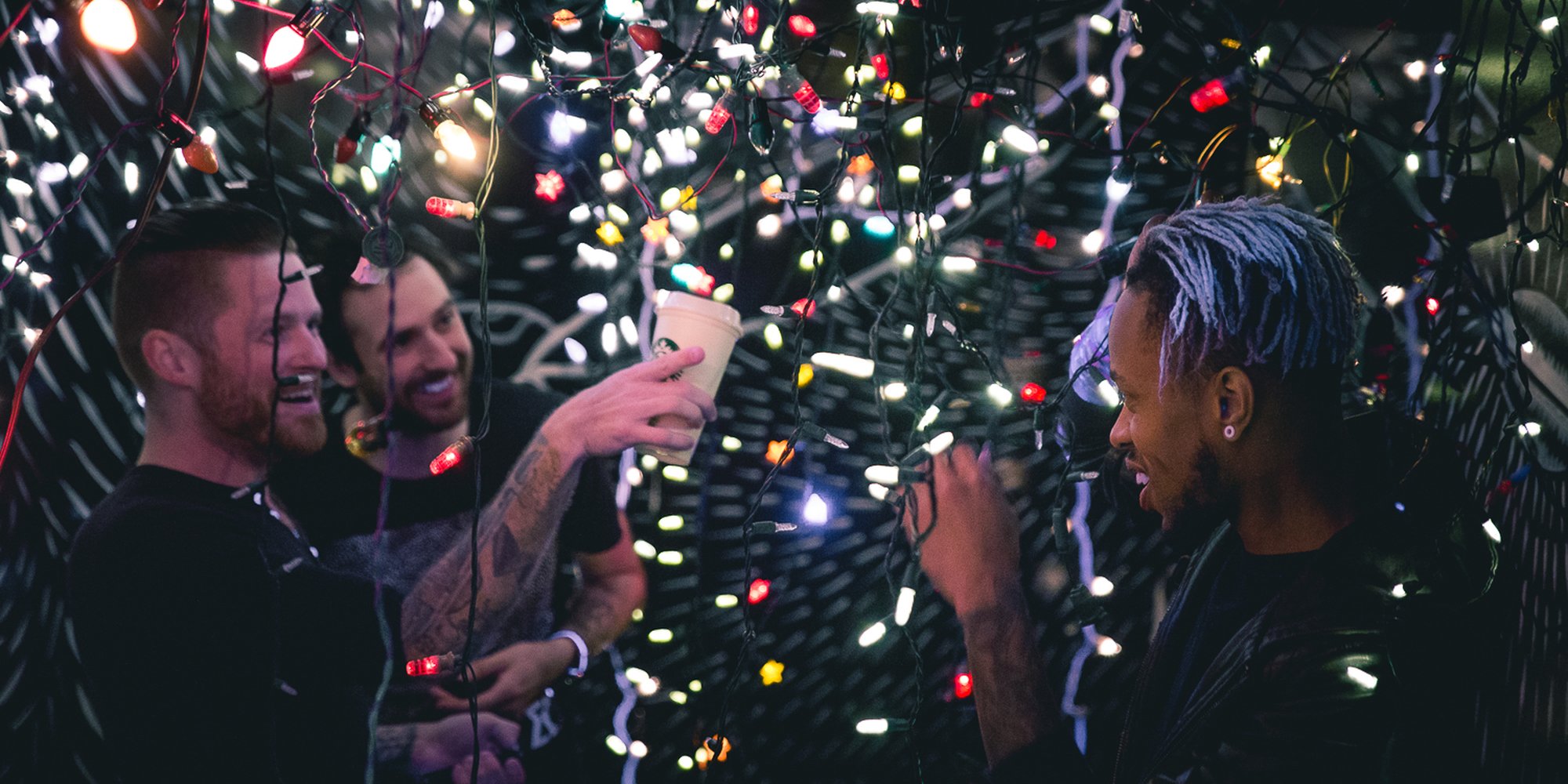 Everybody loves string lights, so we rigged them up in the club for a sweet dreamy sequence.
