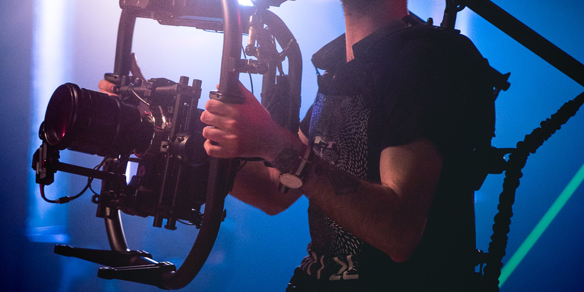 Devin Karrintgen with his MOVI rig.