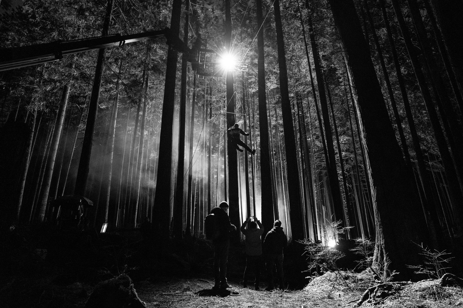 How do you prepare a location for a shoot?