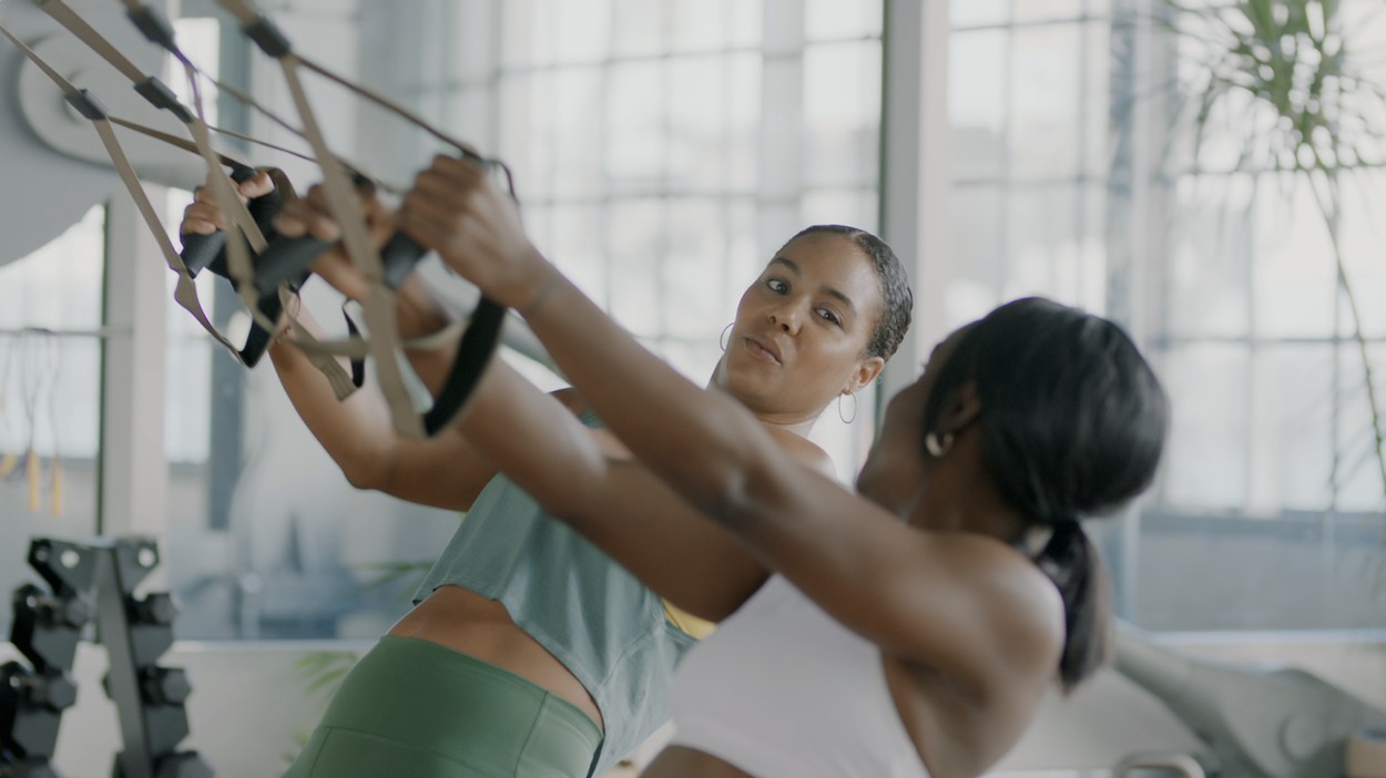 Rachel Hale and Daniele Jocelyn Otou for lululemon