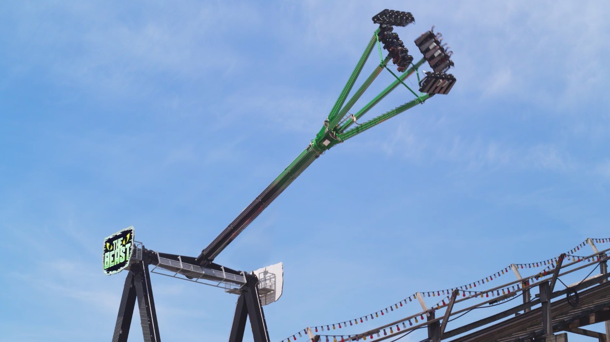 The Beast Pendulum Ride at Playland