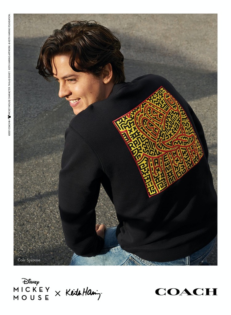 Cole Sprouse for Coach x Disney Mickey Mouse x Keith Harring 2