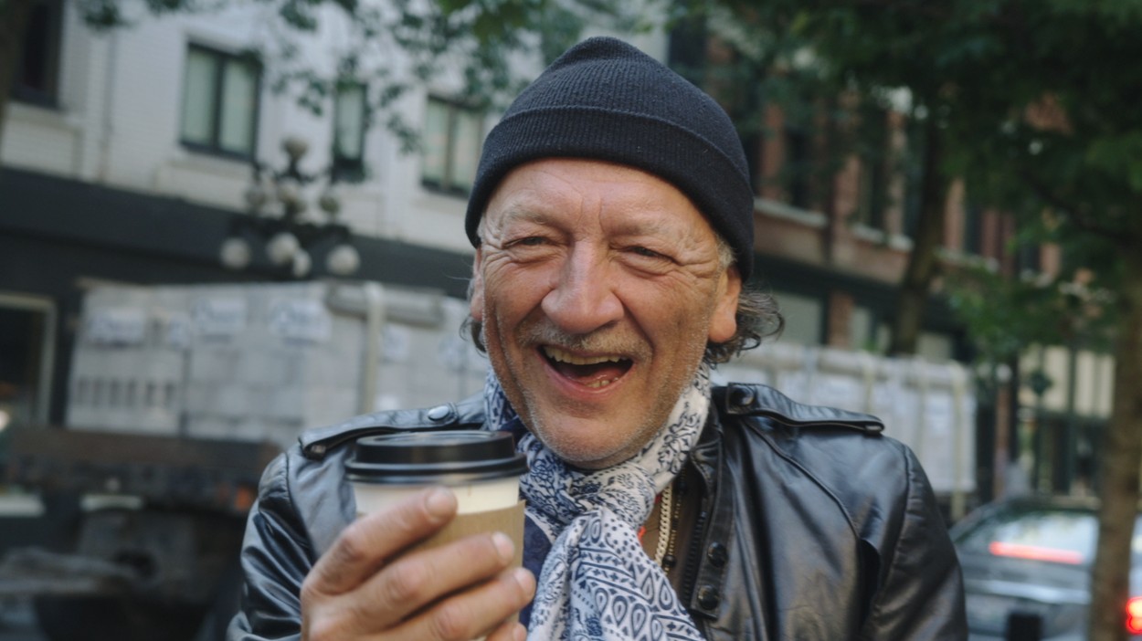 Mike Ayley bought coffee for people in the DTES