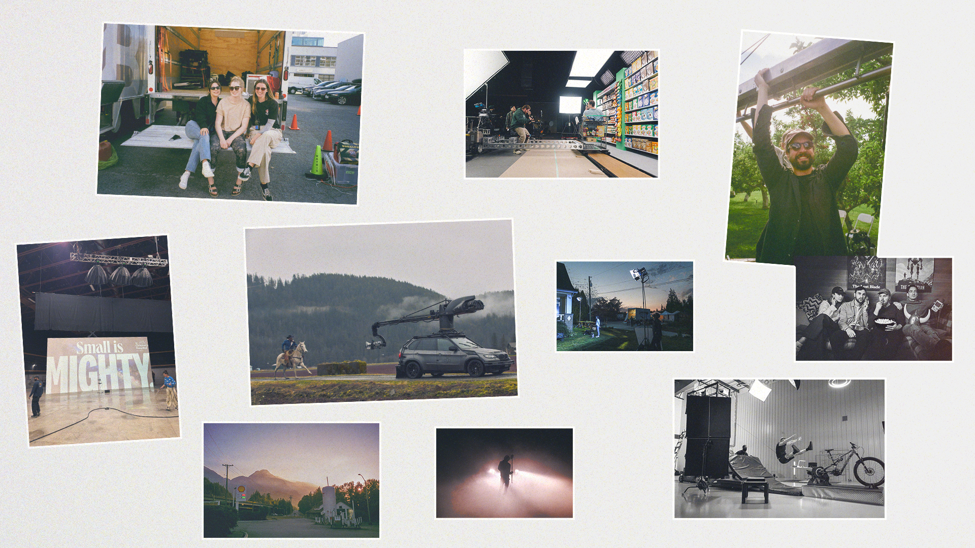 Compilation of Vancouver Film BTS Photos